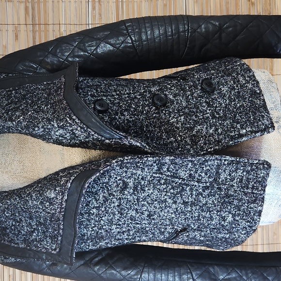 Tweed & Leather Motorcycle Jacket - Picture 8 of 10